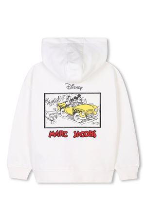 white cotton hoodie MARC JACOBS KIDS | W60439126